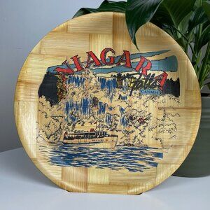 Vintage Niagara Falls Souvenir Plate - Made in Taiwan